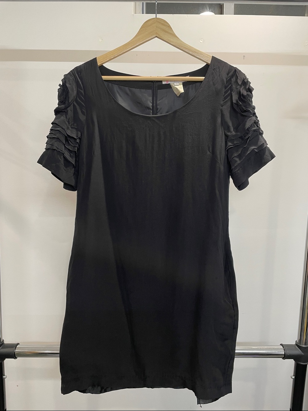 Paul & Joe Sister Silk Mini Shift Dress - Sz FR40 (US8 or Medium) - Black